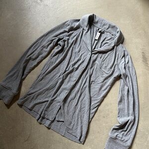 SKIMS Gray Long Sleeve Top